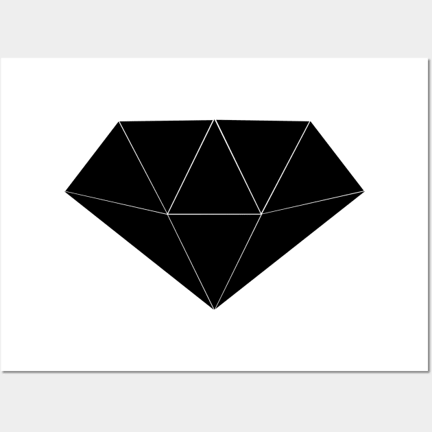 Black diamond Wall Art by SAMUEL FORMAS